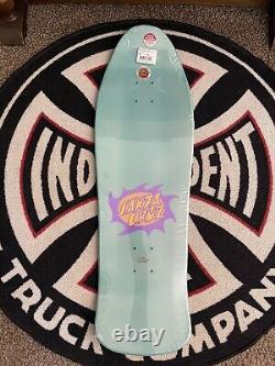 Jason Jessee Santa Cruz 30th Anniversary Bat Neptune Aqua Prism Reissue Deck