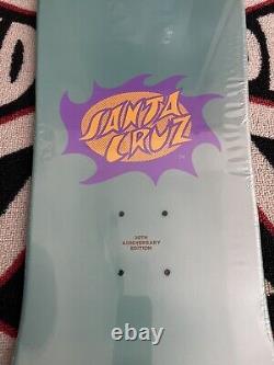 Jason Jessee Santa Cruz 30th Anniversary Bat Neptune Aqua Prism Reissue Deck