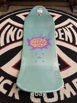 Jason Jessee Santa Cruz 30th Anniversary Bat Neptune Aqua Prism Reissue Deck