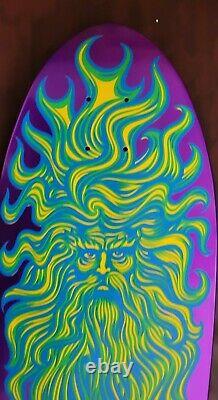 Jason Jessee Santa Cruz Sun God pro series skateboard deck sick purple metal flk