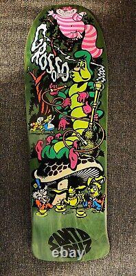 Jeff Grosso Cease And Desist Santa Cruz Skateboard Alice In Wonderland Mint Ltd