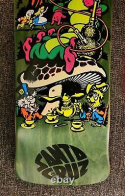 Jeff Grosso Cease And Desist Santa Cruz Skateboard Alice In Wonderland Mint Ltd