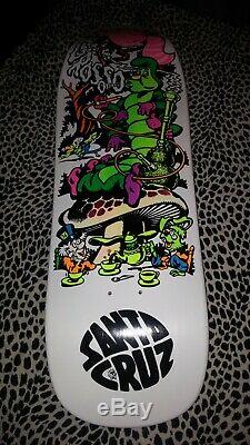 Jeff Grosso Skateboard Deck Santa Cruz Ap/100 Cease & Desist Alice In Wonderland