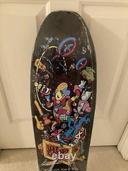 Jeff Grosso Special Edition skateboard deck santa cruz toybox rare black Signed