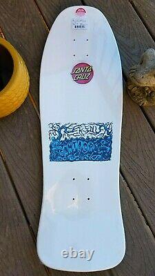 Jeff Kendall Snake White Pastel Reissue Santa Cruz Skateboard Deck Jim Phillips