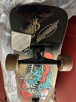 Keith Meek Slasher Santa Cruz Complete Skateboard Deck Rare Natty Black Fade