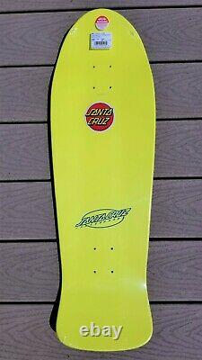 Keith Meek Slasher Yellow Dip Reissue Santa Cruz Old School Skateboard Deck