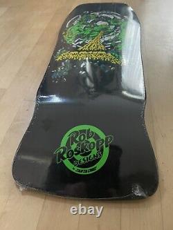 LIMITED EDITION Santa Cruz Rob Roskopp IV Skateboard Deck 500 Made Rob 4 Black