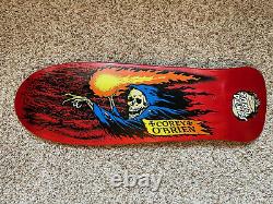 LIMITED RUN 2016 Santa Cruz Corey O'Brien Reaper Skateboard Deck (Red Stain)