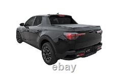 LoMax Stance Tonneau Cover for 22-23 Hyundai Santa Cruz Bed Black Urethane