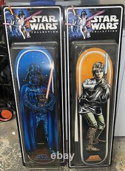 Lot of 7 New Star Wars Limited Edition Santa Cruz Skateboards Vader Skywalker