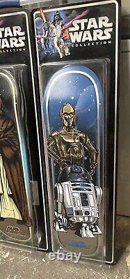 Lot of 7 New Star Wars Limited Edition Santa Cruz Skateboards Vader Skywalker