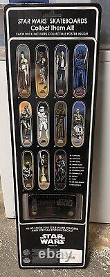 Lot of 7 New Star Wars Limited Edition Santa Cruz Skateboards Vader Skywalker