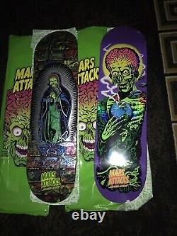 MARS ATTACKS skateboard Santa Cruz #7 Only