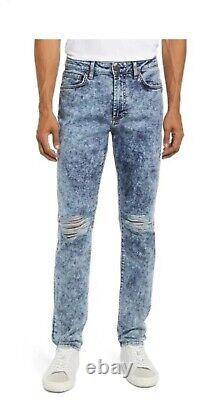MONFRERE Brando Distressed Slim Fit Jeans In Santa Cruz, New Mens Size 31