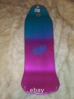 NIS Santa Cruz Salba Witch Doctor Skateboard Deck Metallic Pink/Blue Fade