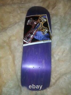 NOS Powell Peralta Ray Underhill Cross Skateboard Deck Purple Stain Not Reissue