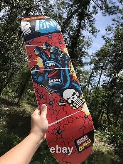 NOS The Punisher Santa Cruz x Marvel Skateboard Deck LTD Ultra Rare