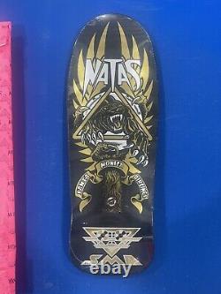 Natas Blind Bag Santa Cruz Skateboard (Gold Foil & Metallic)