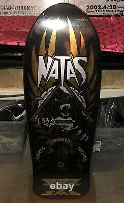 Natas Kaupas Black & Gold Blind Bag Santa Cruz SMA Skateboard Deck Alva Powell