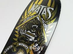 Natas Kaupas Blind Bag Santa Cruz Skateboard Deck Black Gold Reissue NEW SMA