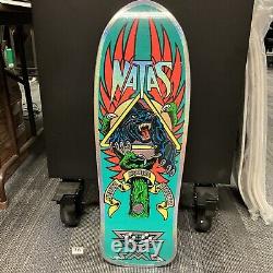 Natas Kaupas Blind Bag Santa Cruz Skateboard Deck Teal Prismatic Reissue SMA #36