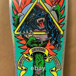 Natas Kaupas Santa Cruz Blind Bag Reissue Skateboard Deck Prismatic Teal Foil