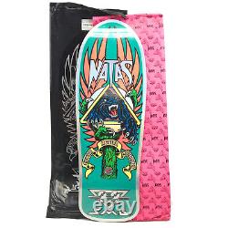 Natas Kaupas Santa Cruz Blind Bag Skateboard Deck, Prismatic Foil Teal Green