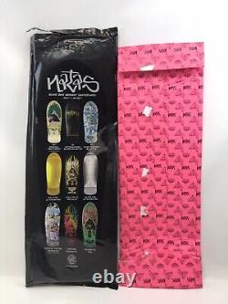 Natas Kaupas Santa Cruz Blind Bag Skateboard Deck, Prismatic Foil Teal Green