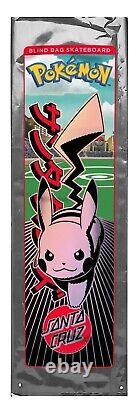 New Case of (5) Sealed Santa Cruz x Pokemon Skateboard Deck Blind Bags SOLD OUT