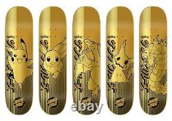 New Case of (5) Sealed Santa Cruz x Pokemon Skateboard Deck Blind Bags SOLD OUT