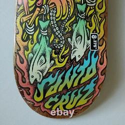 New! Santa Cruz Blake Johnson Beach Wolf Two 9.375 Skateboard Deck Tallboy Art