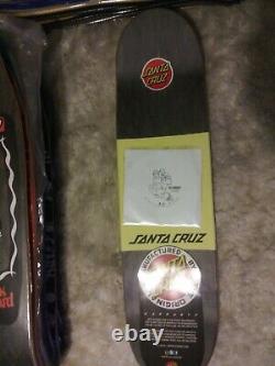 New Santa Cruz Descendents I Don't Want to Grow Up Skateboard Deck withrecord punk