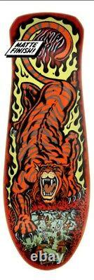 New Santa Cruz SALBA Tiger Skateboard Deck Reissue Brand New 10.3in x 31.1in