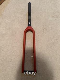 New Santa Cruz Stigmata 4 CC 700c Carbon Gravel Bike Fork Red Steerer