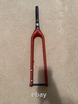 New Santa Cruz Stigmata 4 CC 700c Carbon Gravel Bike Fork Red Steerer