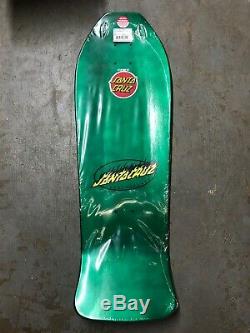 (New in shrink Santa Cruz Jeff Grosso DEMON Reissue Skateboard Deck GREEN)