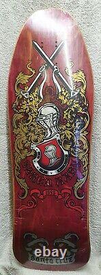 Nos Santa Cruz Soren Aaby Coat Of Arms Skateboard Deck New 1989 Mint In Shrink