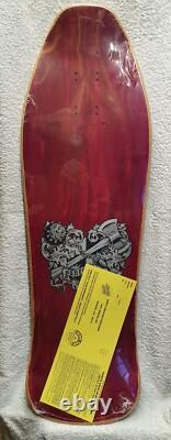 Nos Santa Cruz Soren Aaby Coat Of Arms Skateboard Deck New 1989 Mint In Shrink