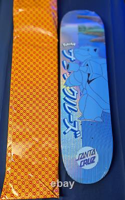 POKEMON x Santa Cruz BLASTOISE Blind Bag Foil Skateboard Deck New Fast Ship