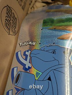 POKEMON x Santa Cruz BLASTOISE Blind Bag Foil Skateboard Deck New Fast Ship