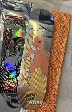 POKEMON x Santa Cruz LIMITED EDITION SKATEBOARD Charmeleon 8.0 Starter
