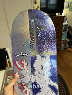 POKEMON x Santa Cruz MEWTWO Blind Bag Foil Skateboard Deck 8.0