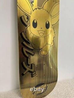 Pokemon Santa Cruz Gold Eevee Skateboard Deck NEW Japan Limited RARE 31.6in 8in