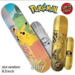 Pokemon Santa Cruz Skateboard Deck Limited Edition Assorted Blind Bag Japan New