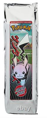 Pokemon Skateboard Santa Cruz Sealed Blind Bag Skate Deck 8 Limited Edition