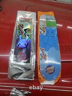 Pokemon Wartortle Holofoil Santa Cruz Blind Bag Skateboard Deck