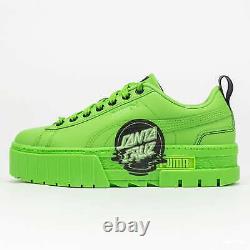 Puma Mayze Santa Cruz Women Lifestyle Shoes Sneakers New Green Flash 381092-02