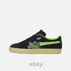 Puma Suede Santa Cruz Shark Unisex Lifestyle Sneakers New Black Green 381905-01