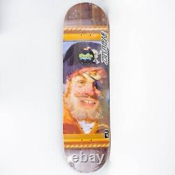 RARE NEW Skateboard Santa Cruz Spongebob Captain Everslick Deck 8.25 IN PLASTIC